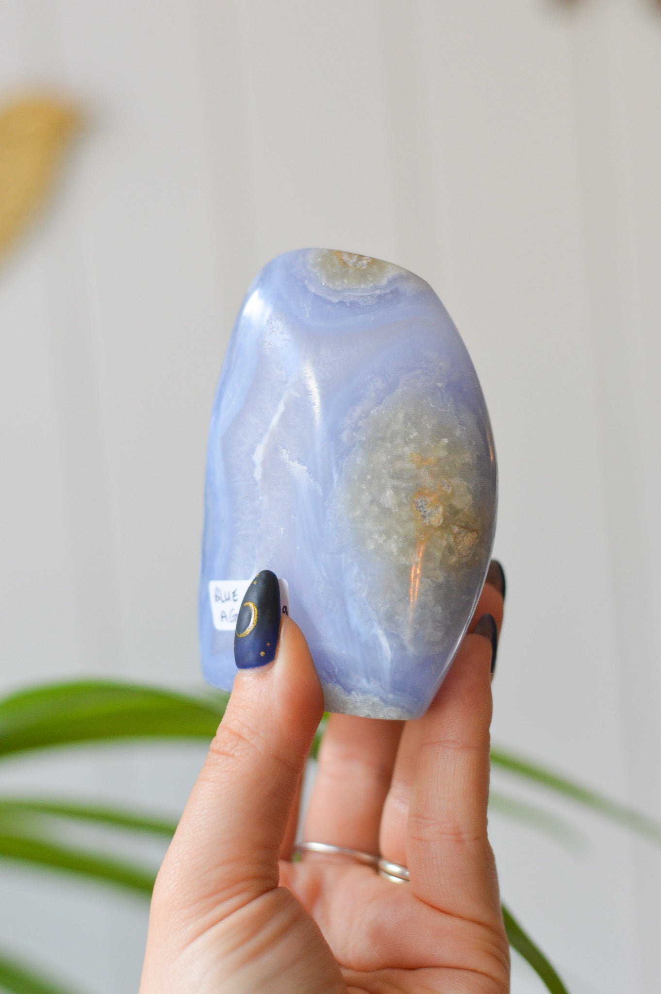 Blue Lace Agate Standing Freeform