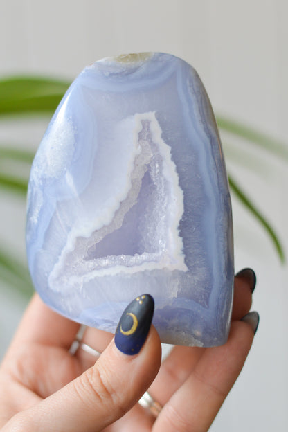 Blue Lace Agate Standing Freeform