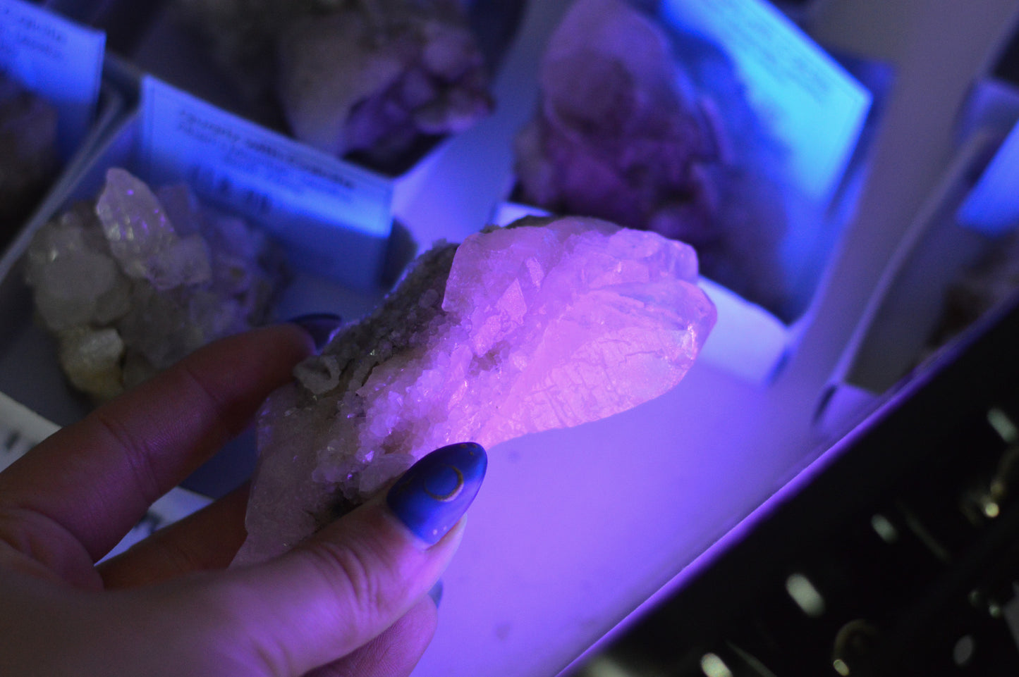 UV Reactive Calcite & Quartz