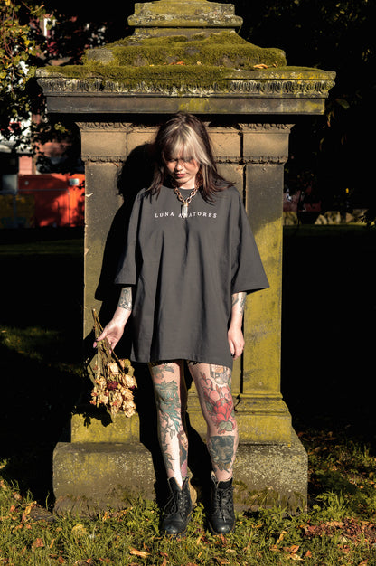 Luna Amatores Text Oversized Tee