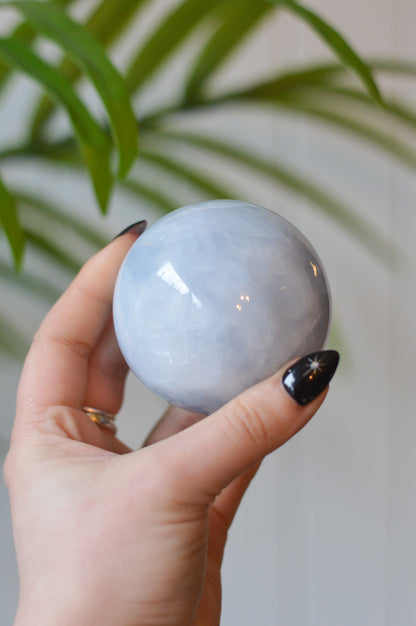 Blue Calcite Sphere