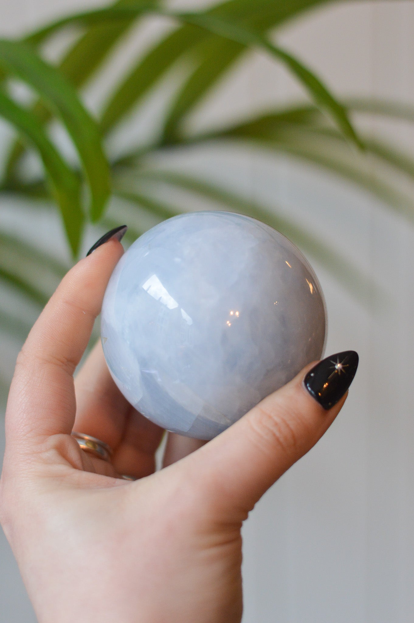 Blue Calcite Sphere