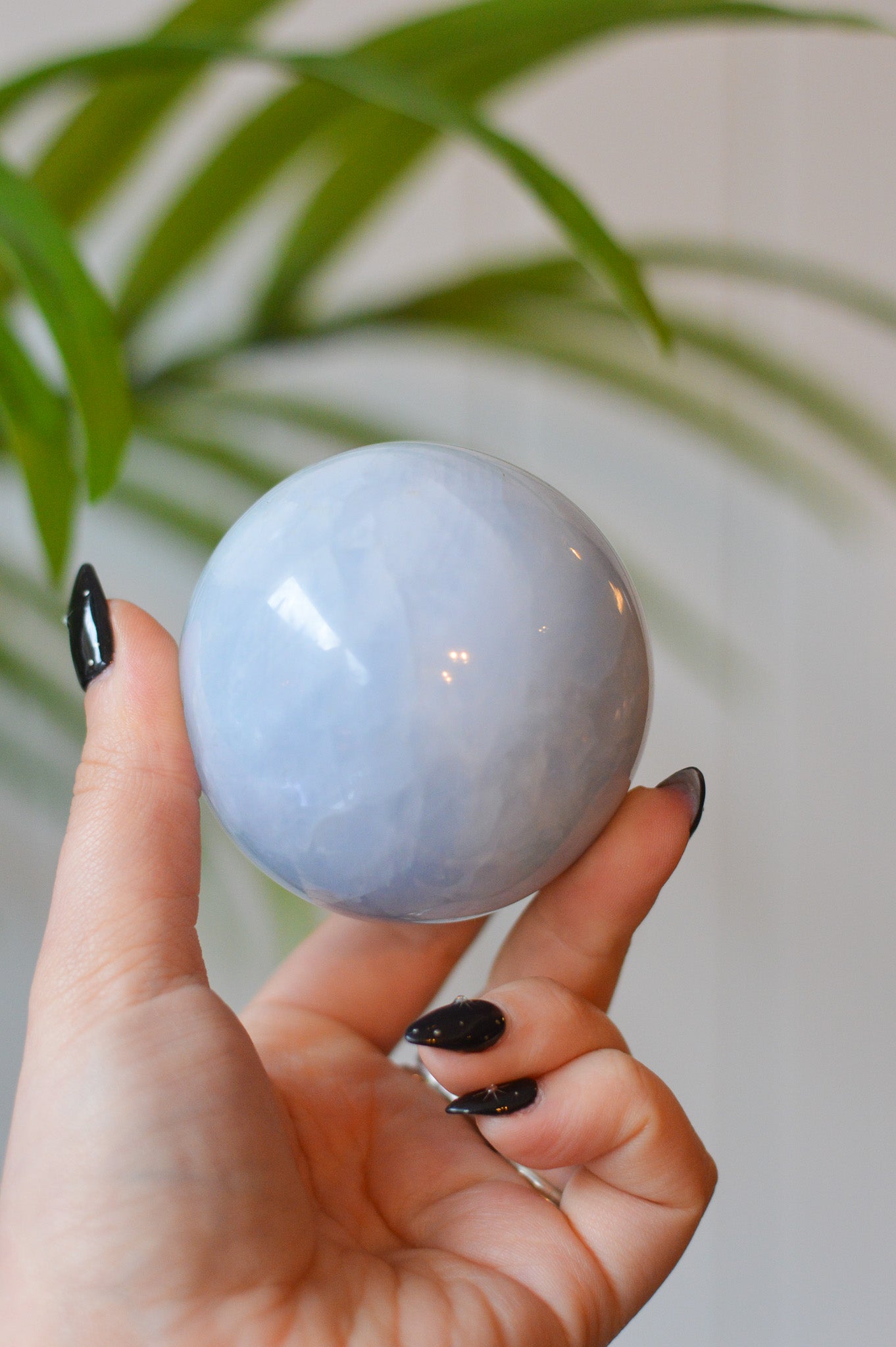 Blue Calcite Sphere