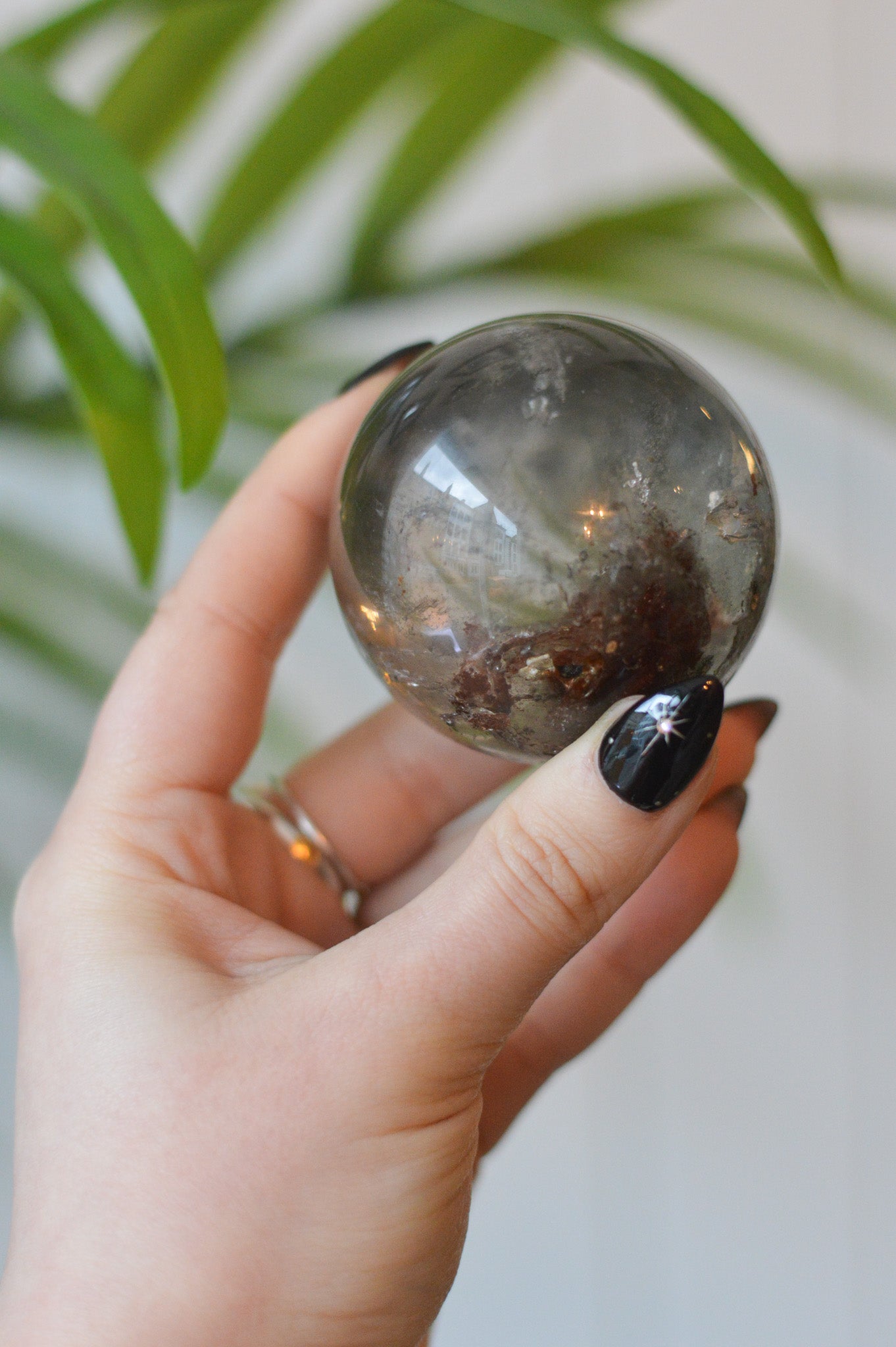 Lodolite (Garden Quartz) Sphere