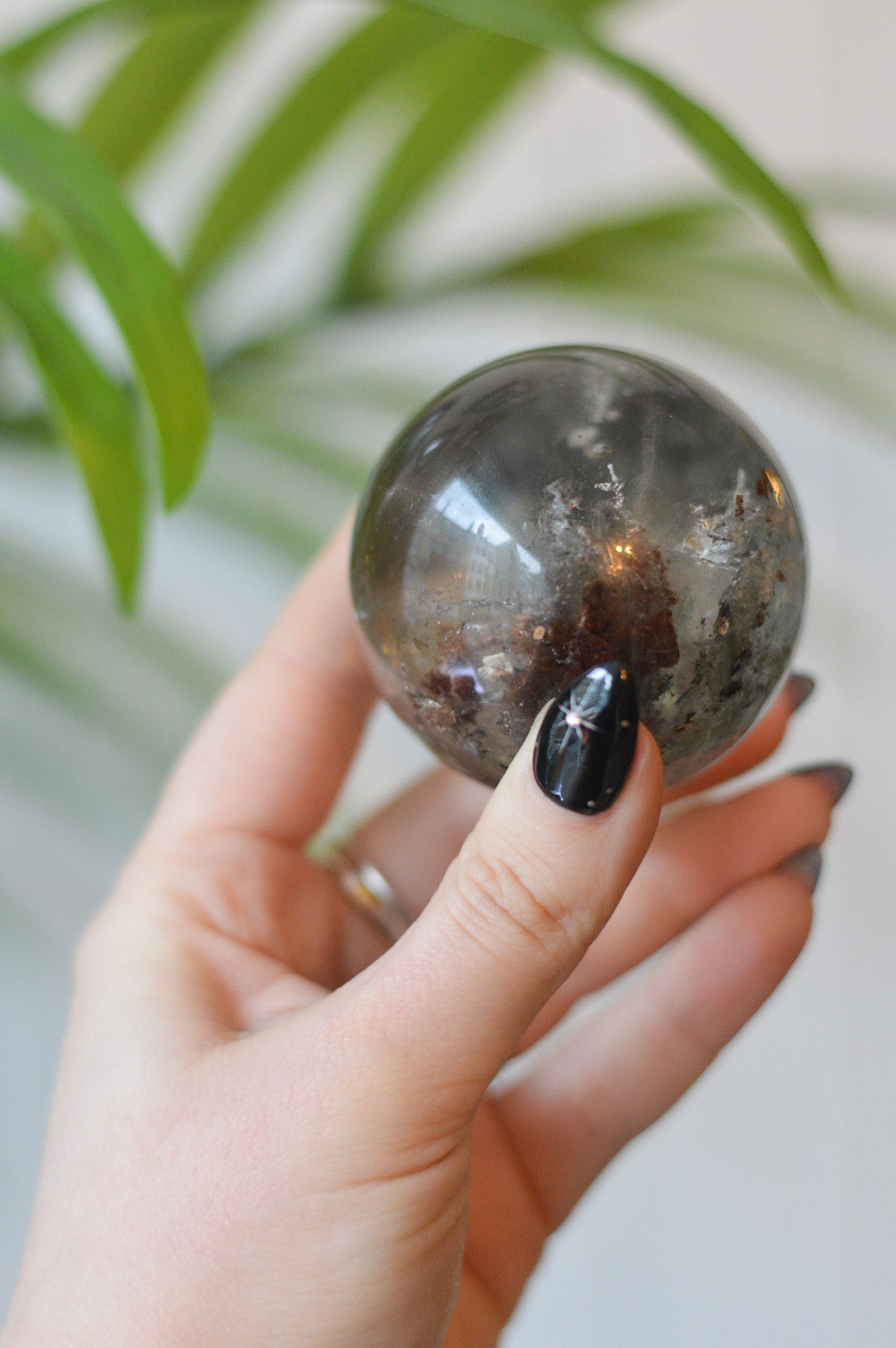 Lodolite (Garden Quartz) Sphere