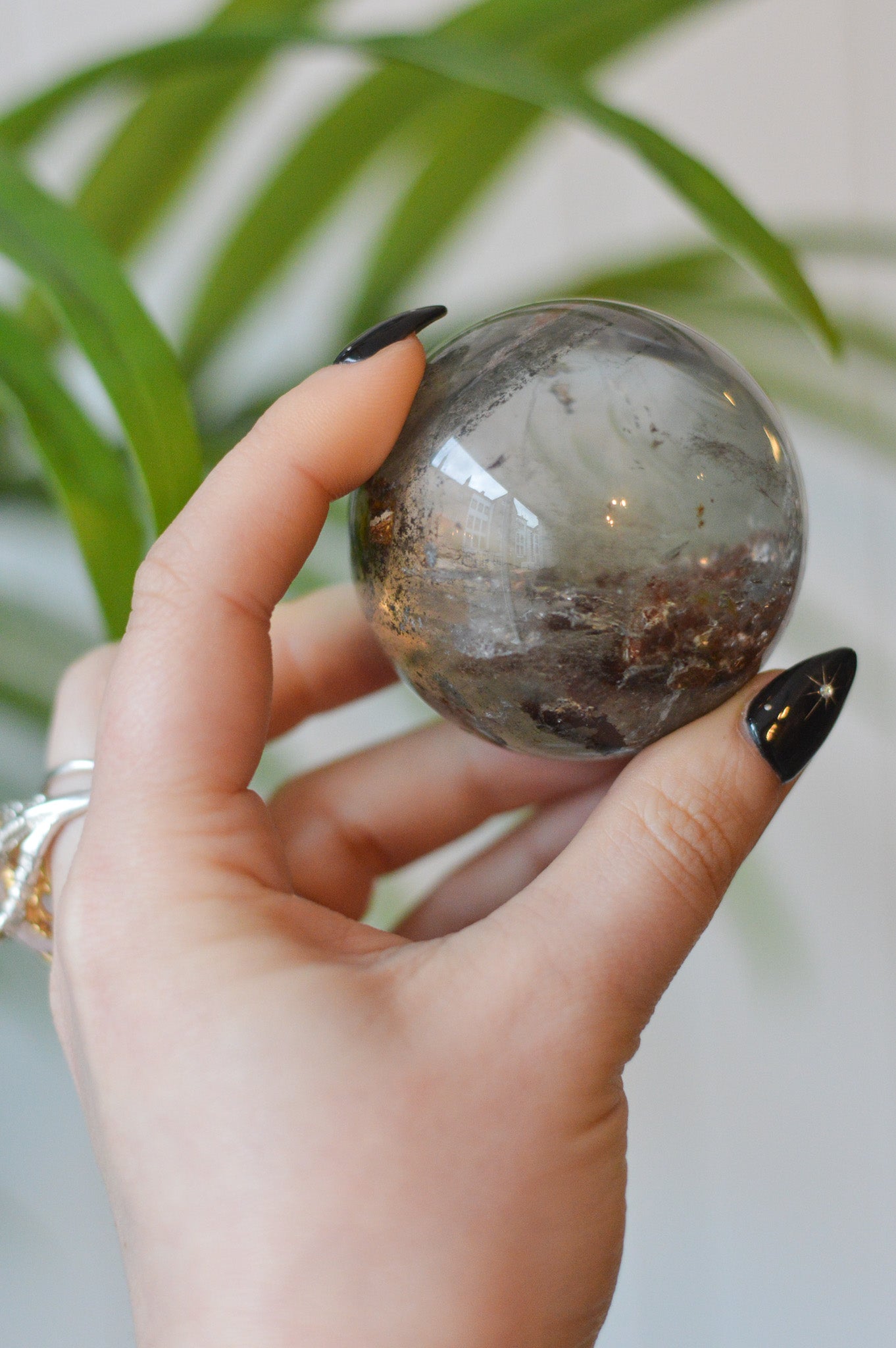 Lodolite (Garden Quartz) Sphere