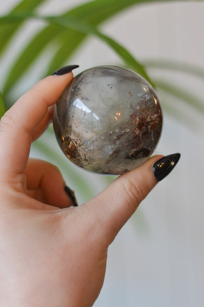 Lodolite (Garden Quartz) Sphere