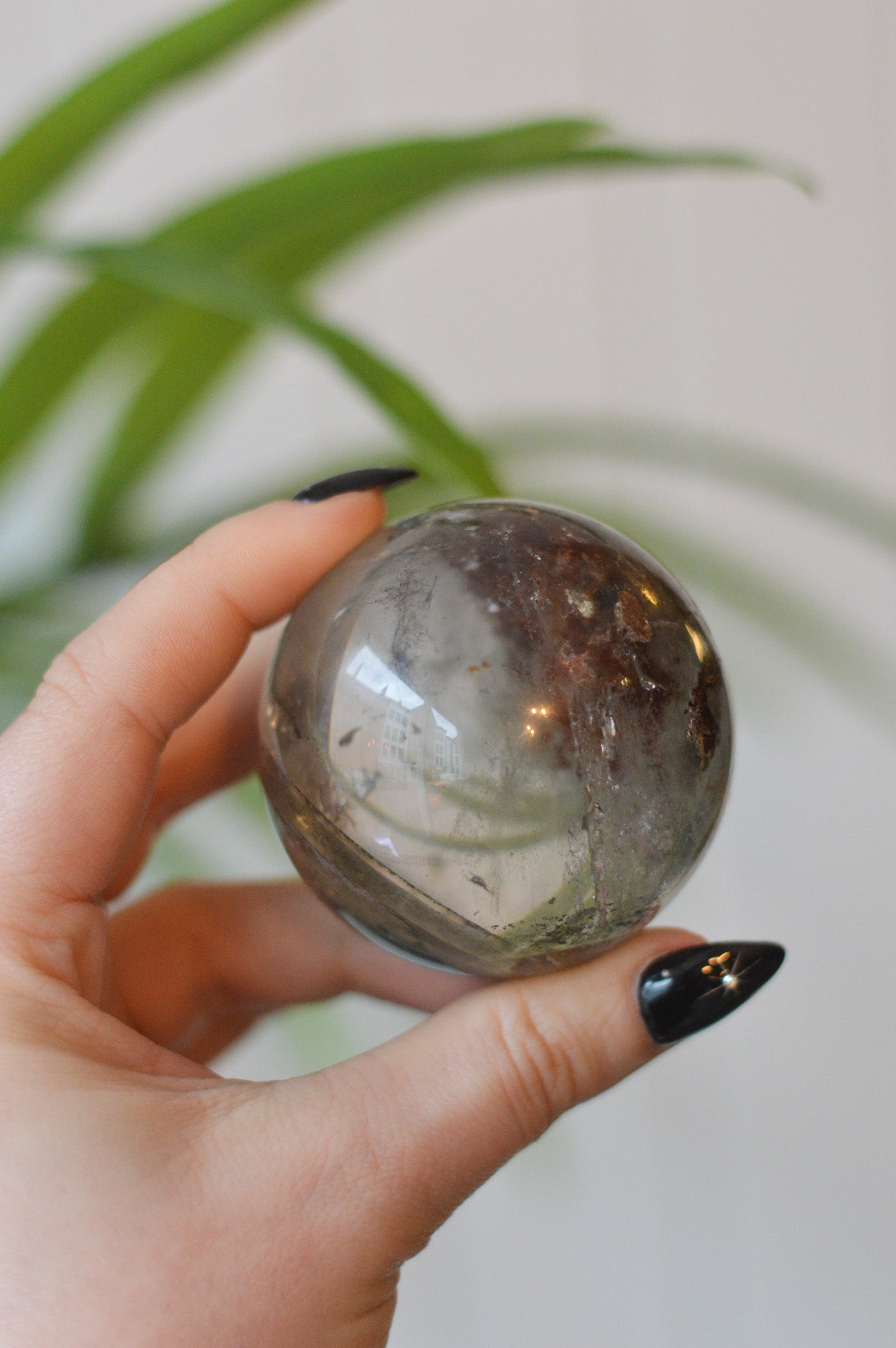 Lodolite (Garden Quartz) Sphere