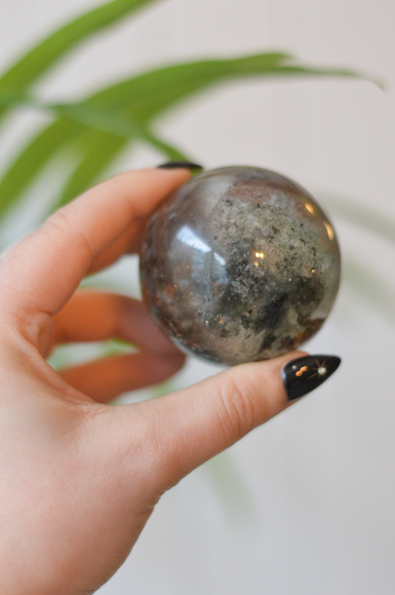 Lodolite (Garden Quartz) Sphere