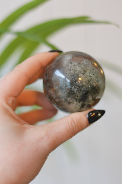 Lodolite (Garden Quartz) Sphere