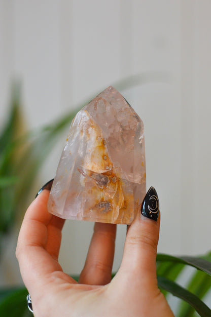 Rare Golden Healer X Rose Quartz Tower