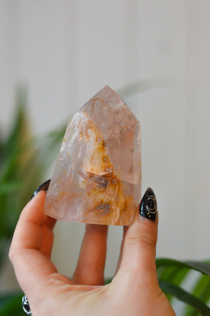 Rare Golden Healer X Rose Quartz Tower