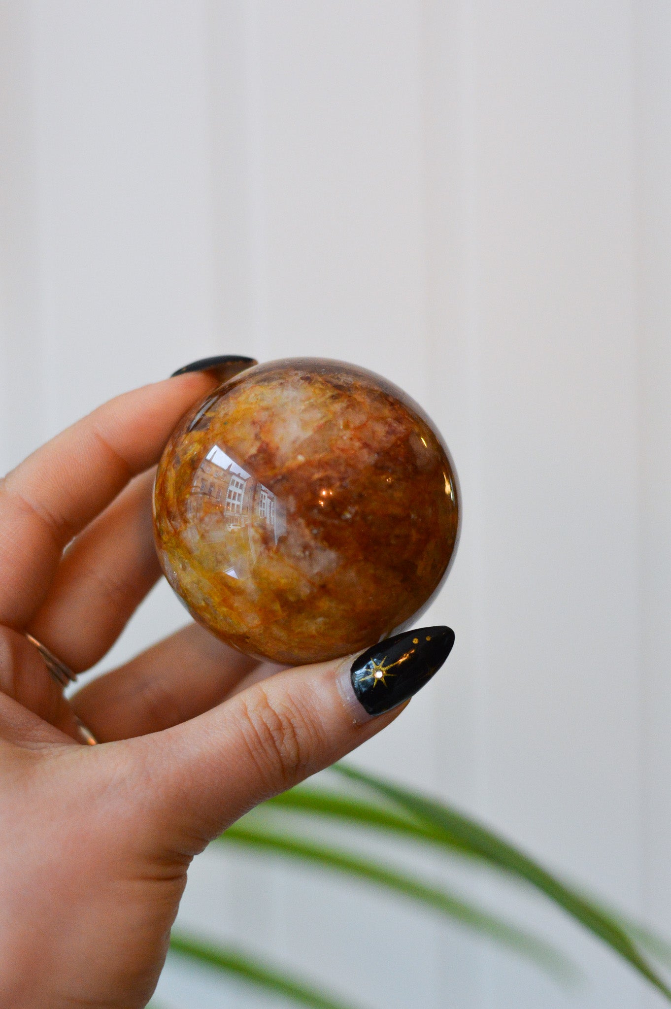 Golden Healer Quartz Sphere