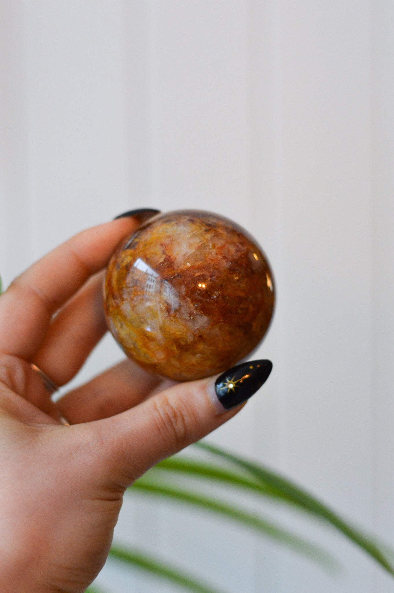 Golden Healer Quartz Sphere