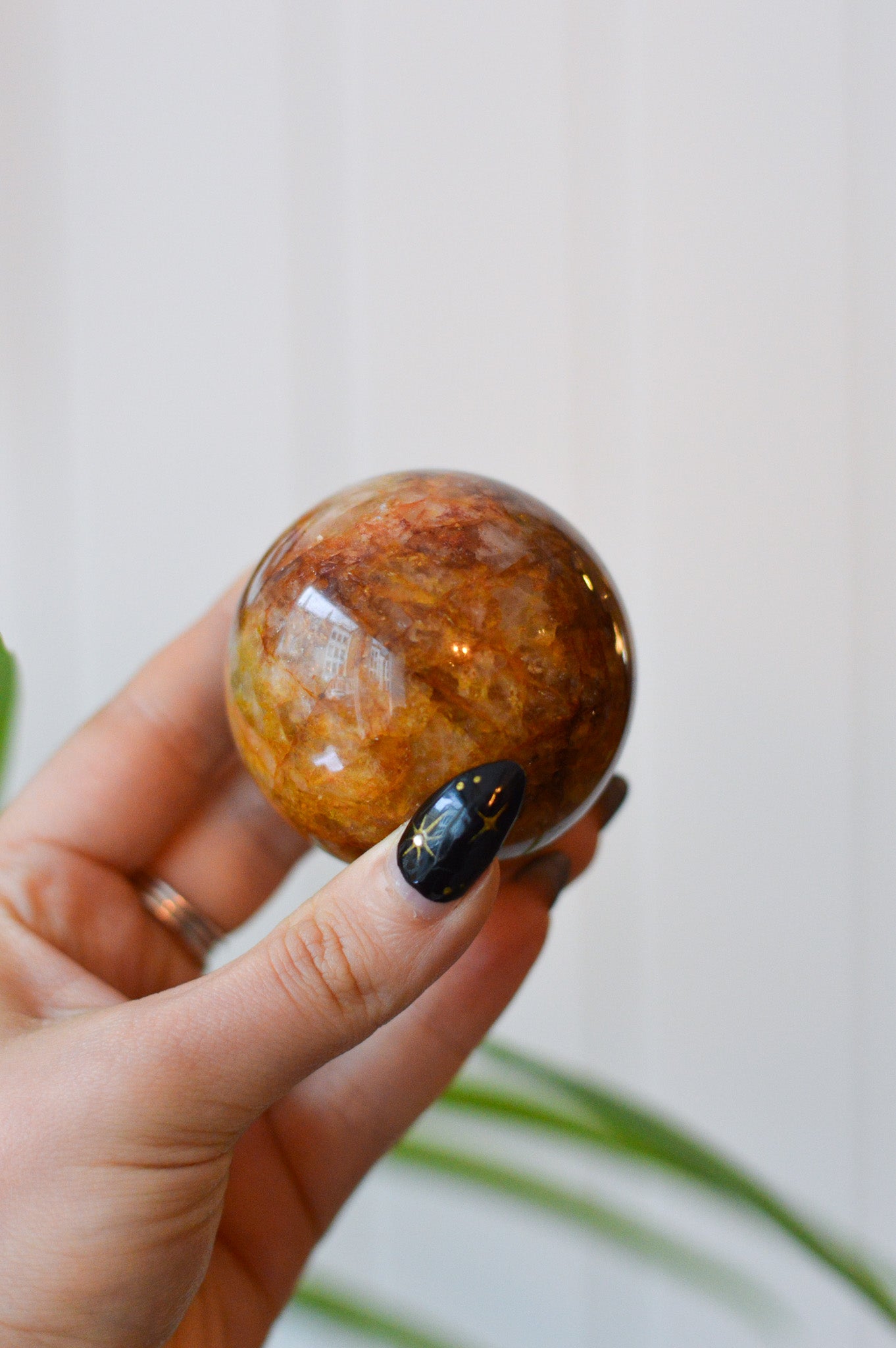 Golden Healer Quartz Sphere