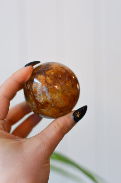 Golden Healer Quartz Sphere