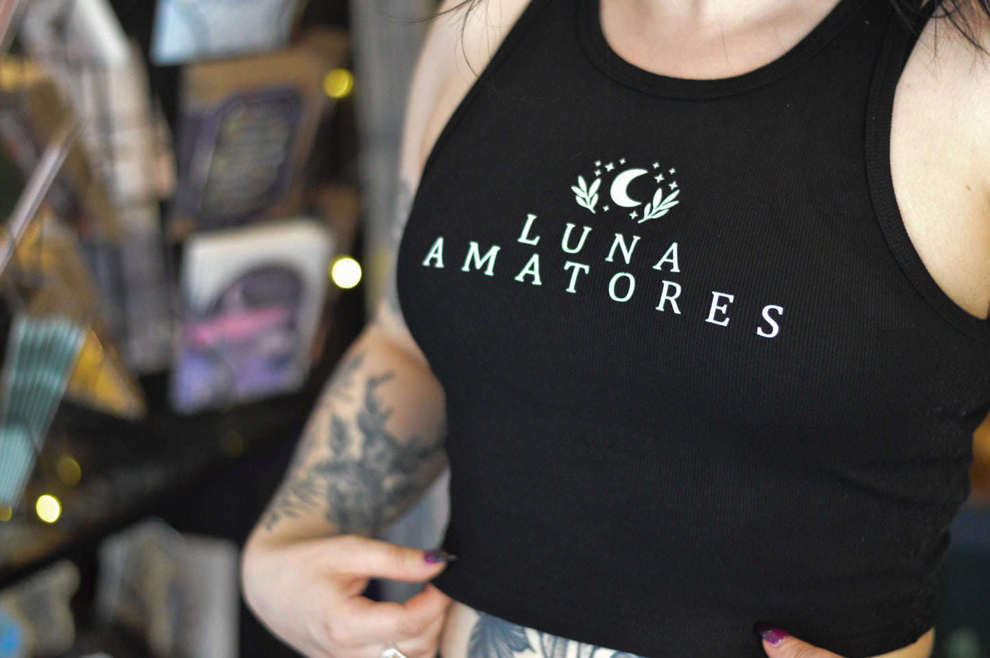 Luna Amatores Logo Crop Tank Top