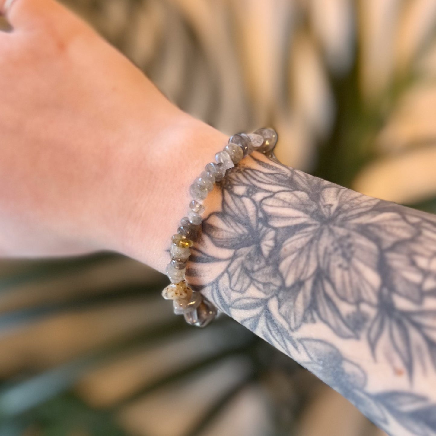 Labradorite Chip Bracelet