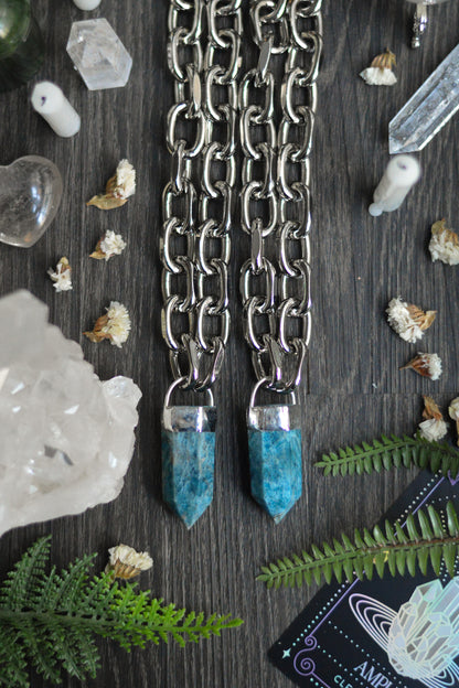 Apatite Chunky Chain Necklace