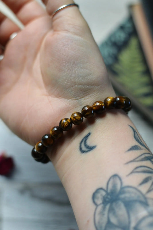 Tigers Eye Bead Bracelet