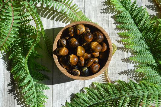 Tigers Eye Tumblestone